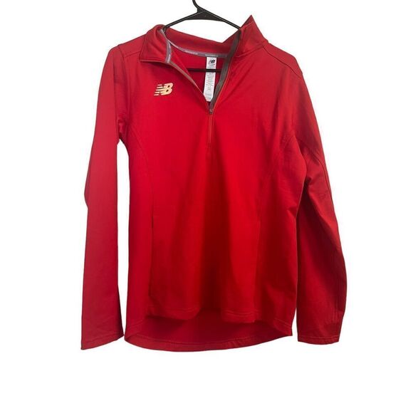 NWT New Balance Women's Half Zip High Neck Activewear Top Sweatshirt Size M - Picture 1 of 14